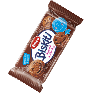 Emco Biskiti ovesné sušenky čokoláda/kokos 60 g
